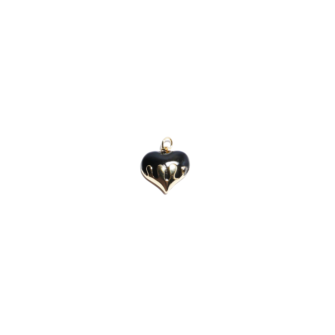 Dark Romance Heart Mini Charm