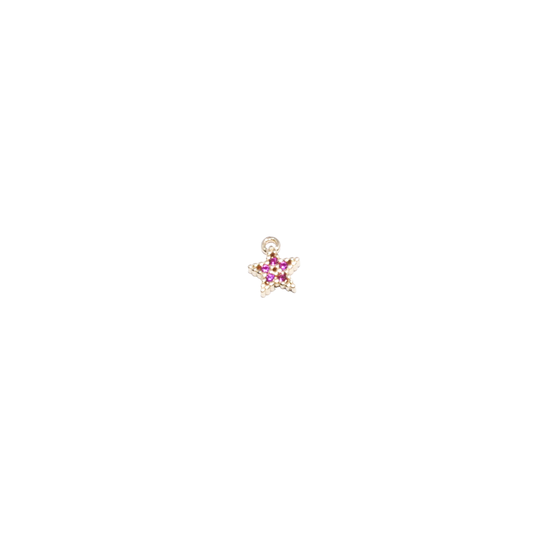 Twinkle Star Pink Nano Charm