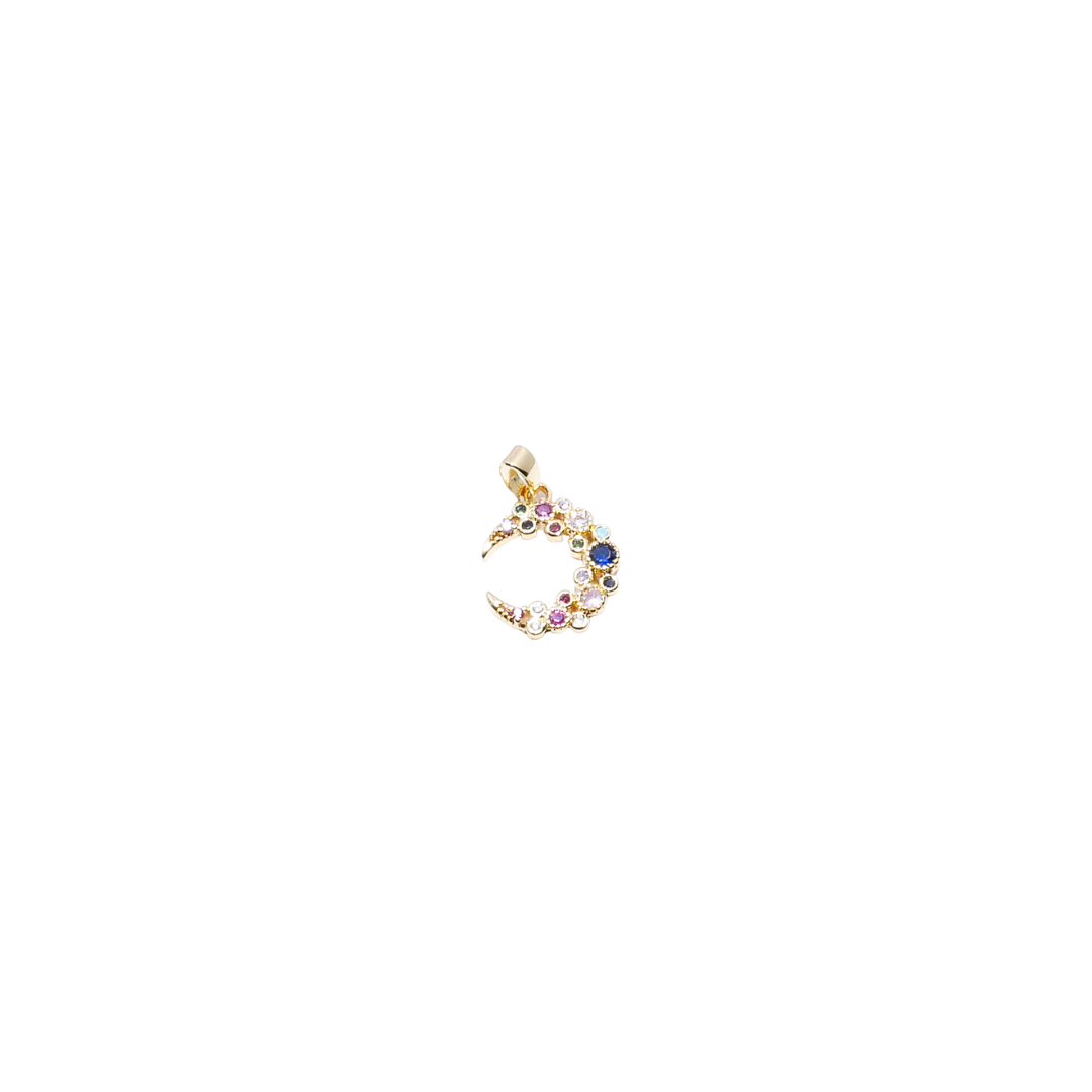 Stardust Crescent Charm