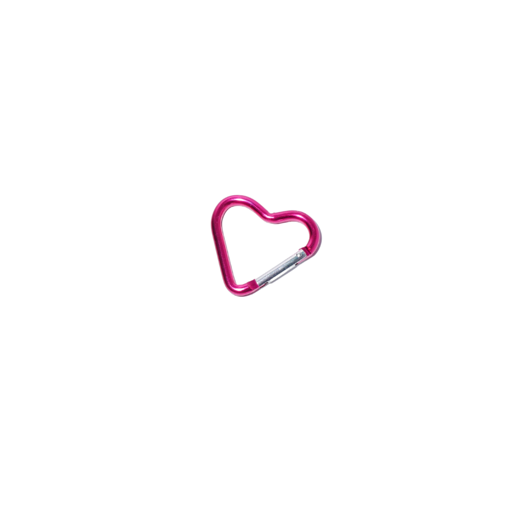 Neon Heart Carabiner