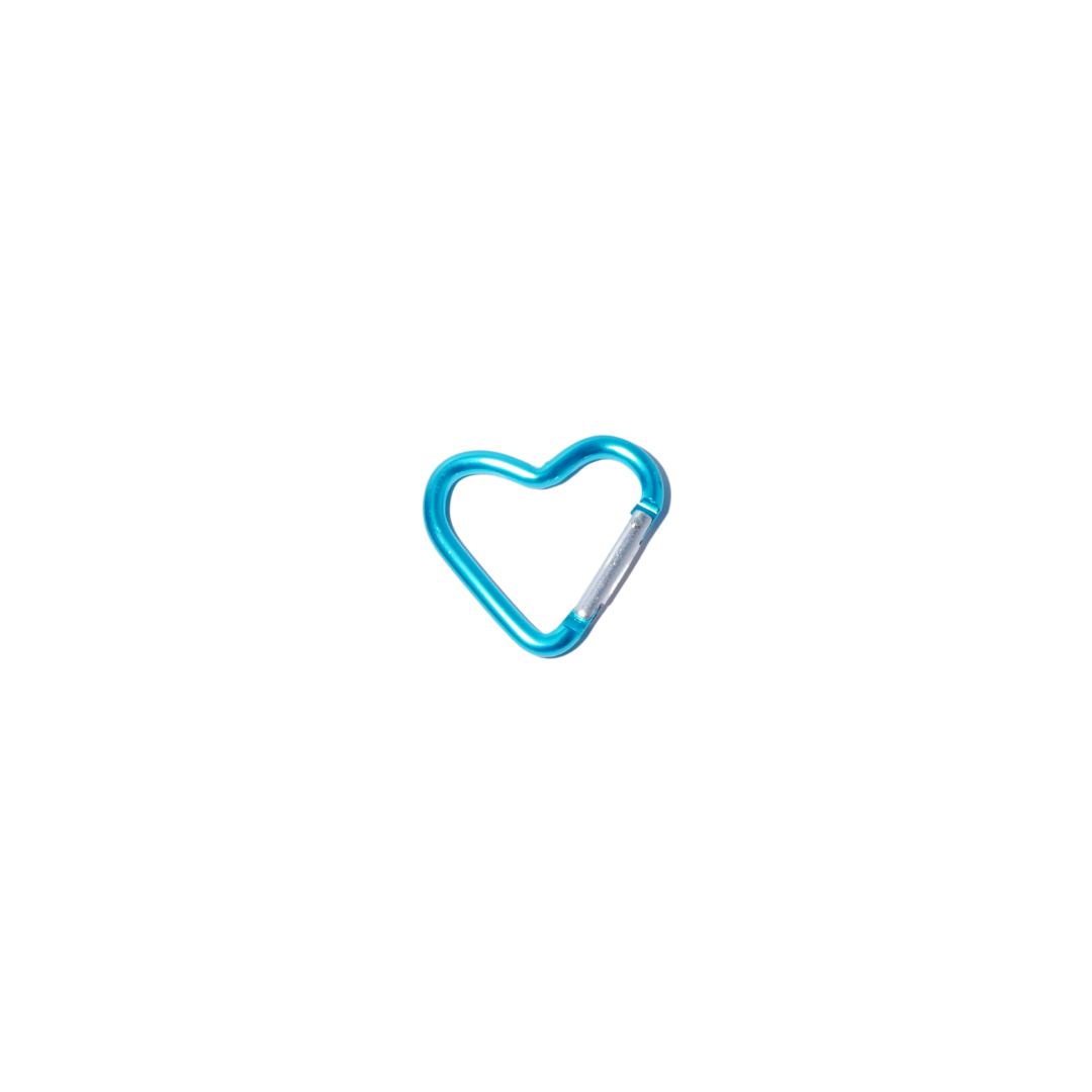 Neon Heart Carabiner