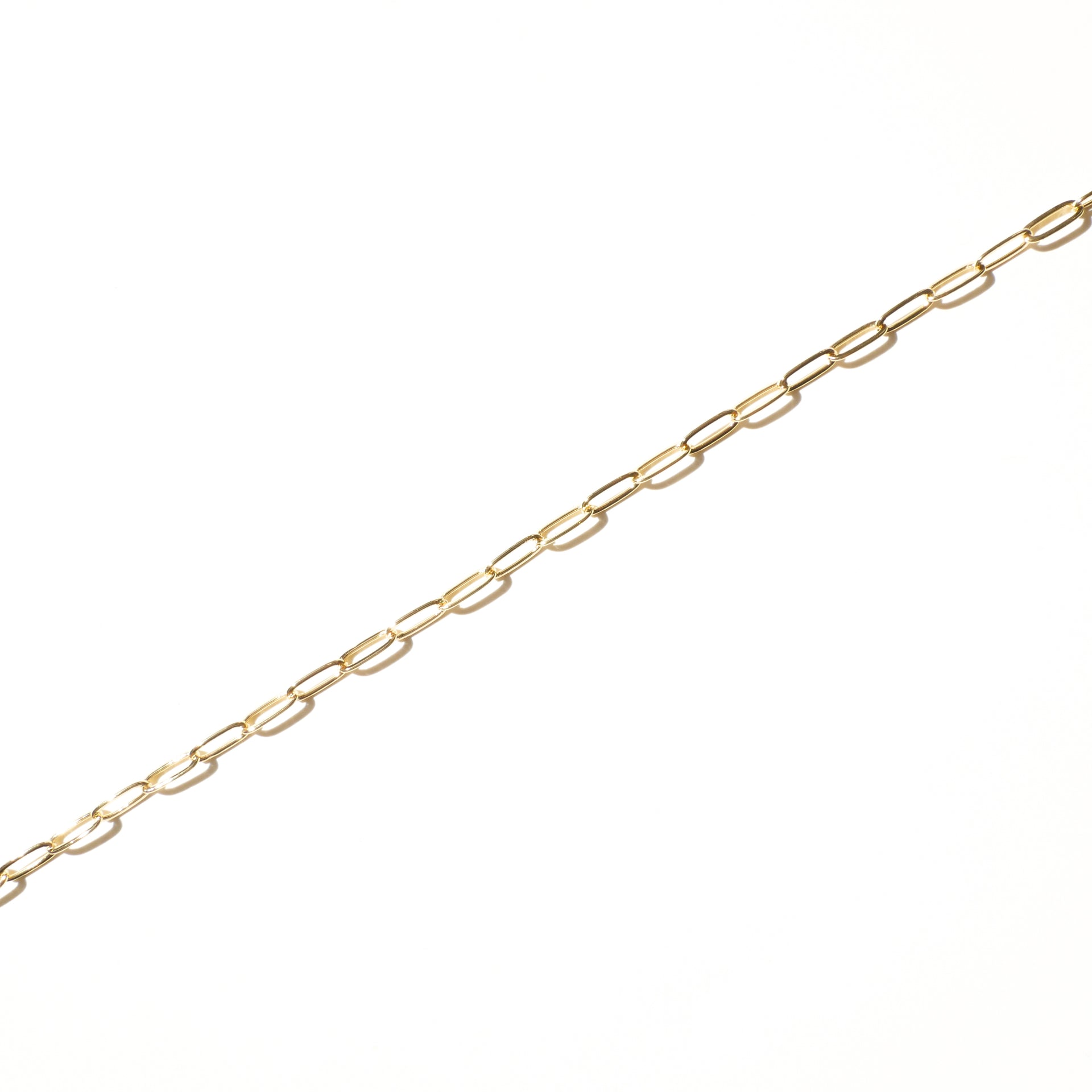 Gold-plated Paperclip Chain