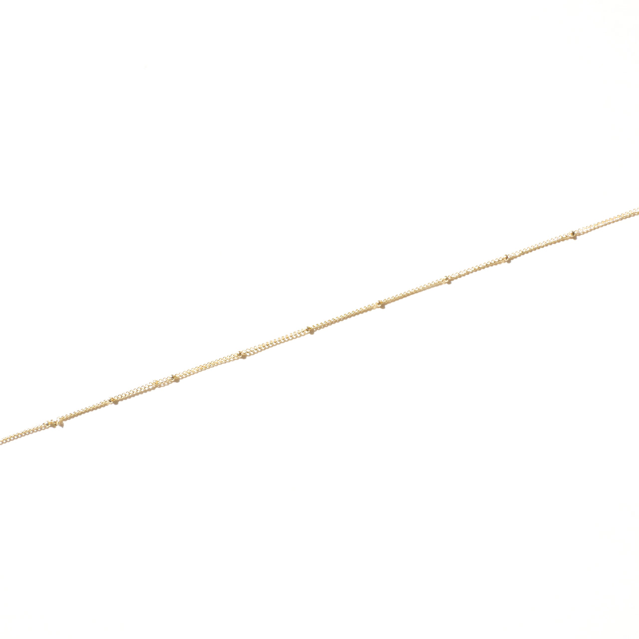 Gold-plated Beaded Chain