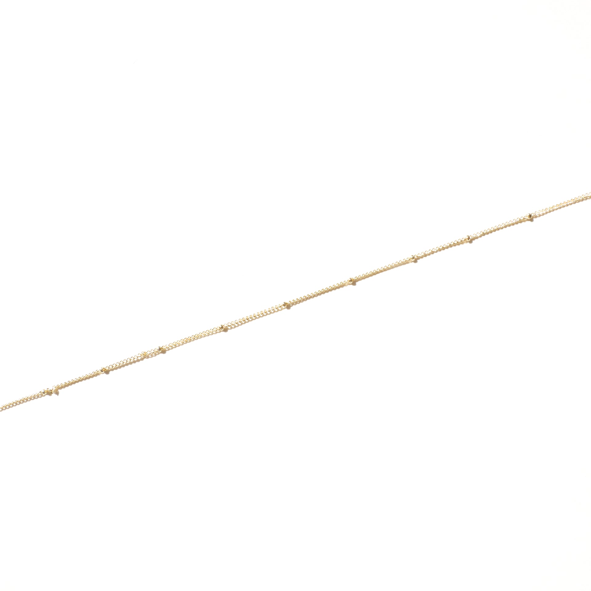 Gold-plated Beaded Chain