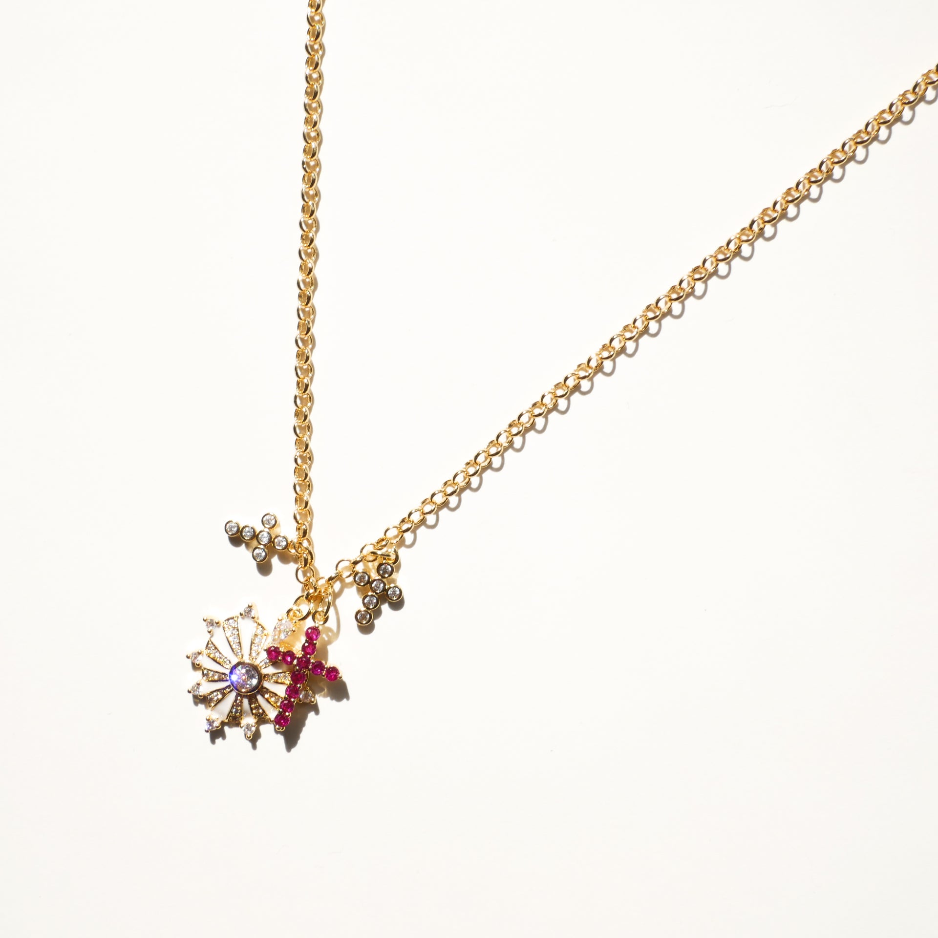 Gold-plated Rolo Necklace Chain