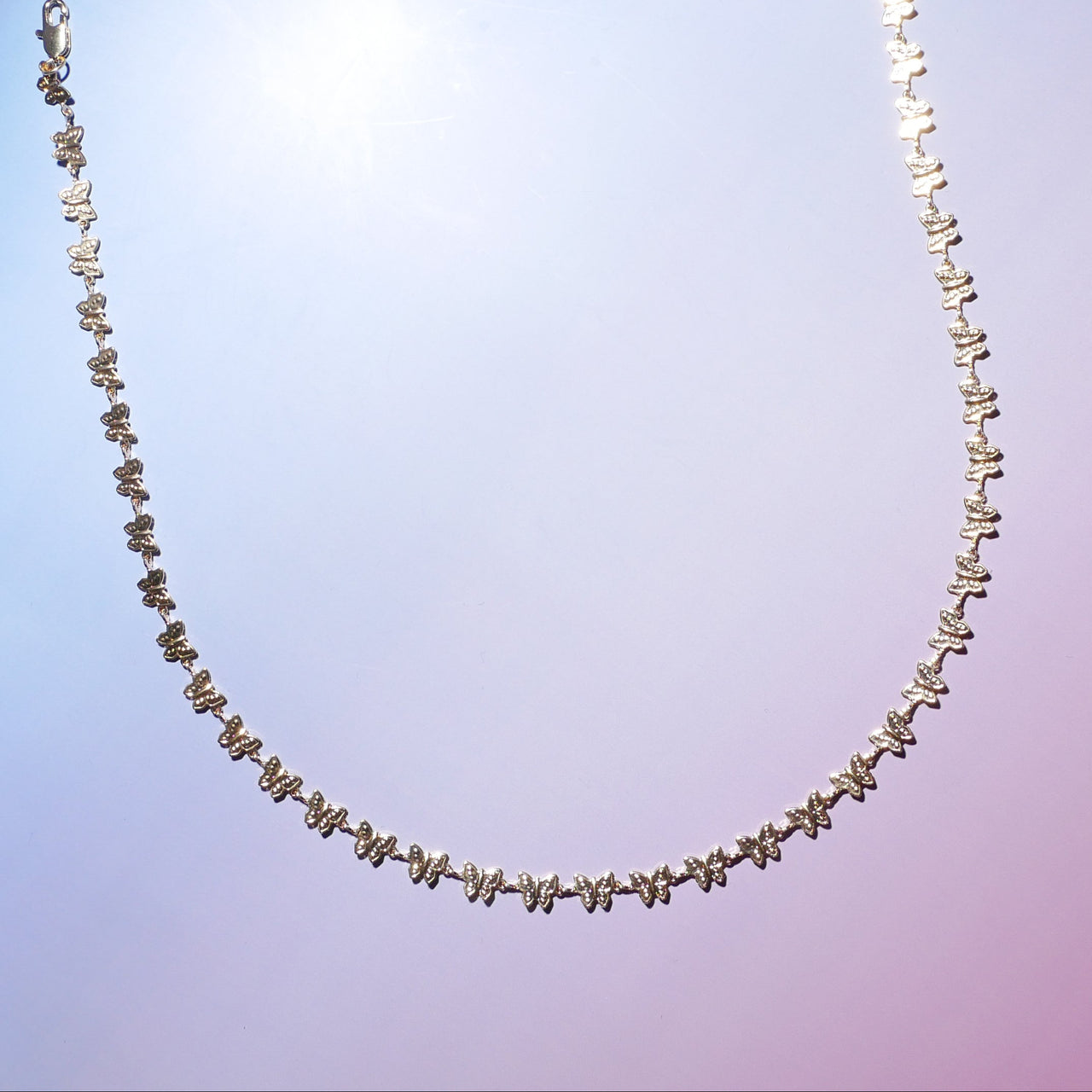 The Talia Butterfly Necklace - 18K Gold-plated
