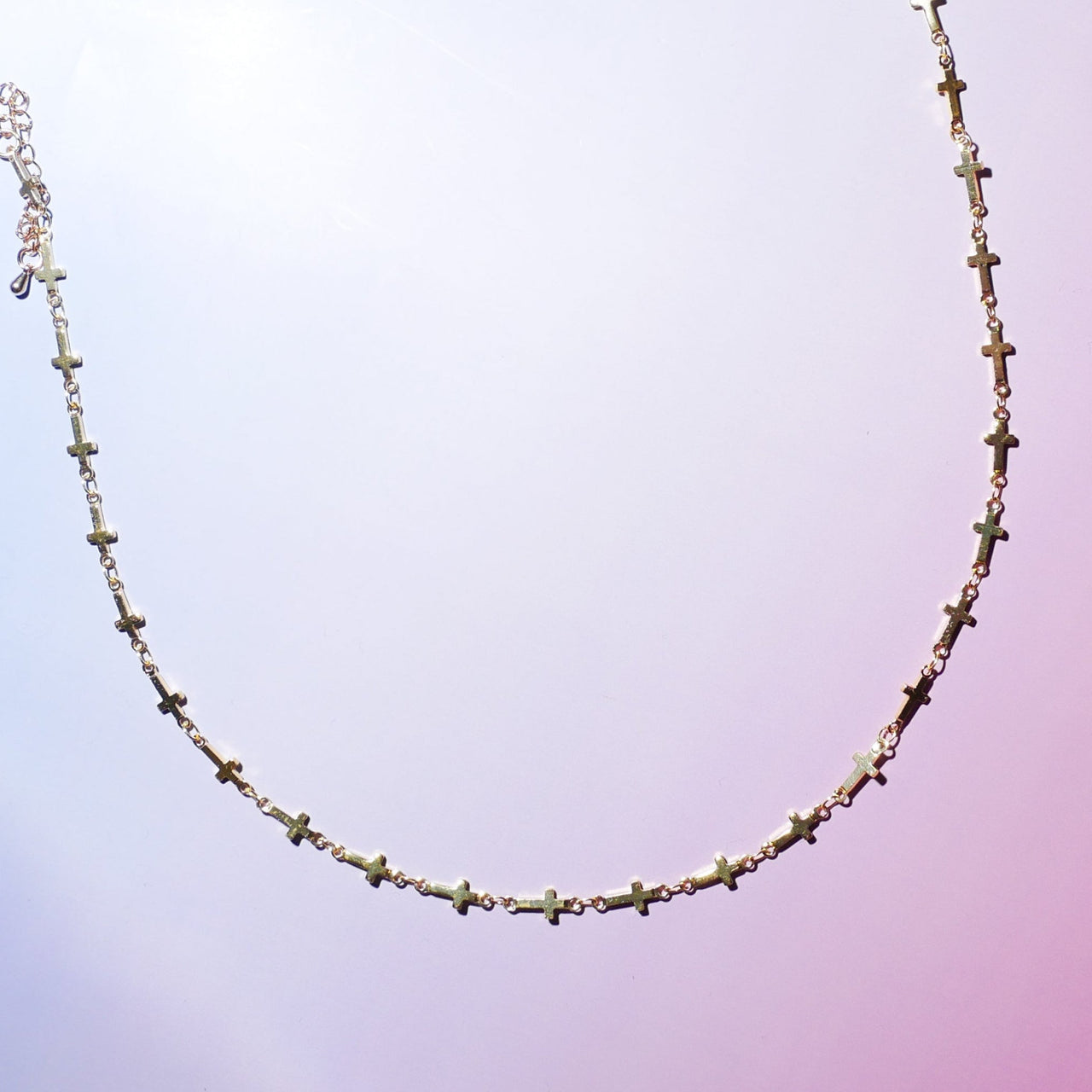 The Tessa Cross Necklace - 18K Gold Plated