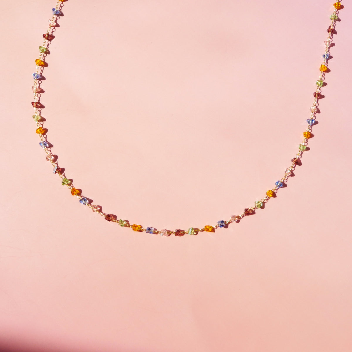 Kaleido Crystal Necklace Chain