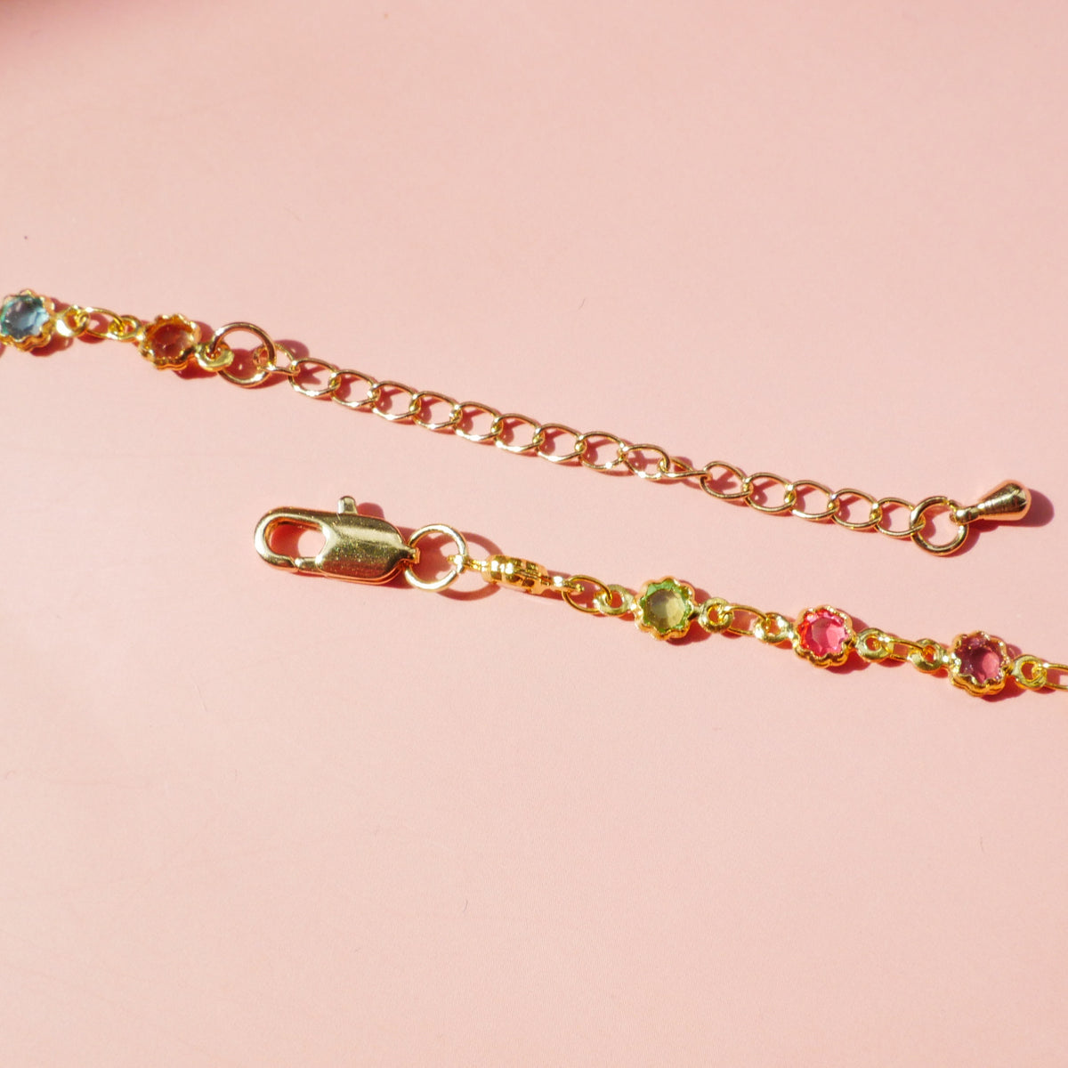 Colette Colored Gems Chain Necklace