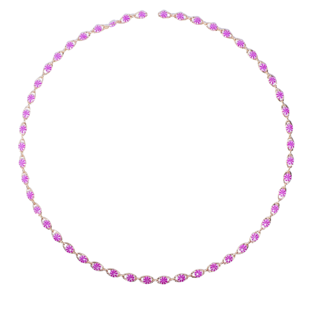 Strawberry Mint Candy Necklace