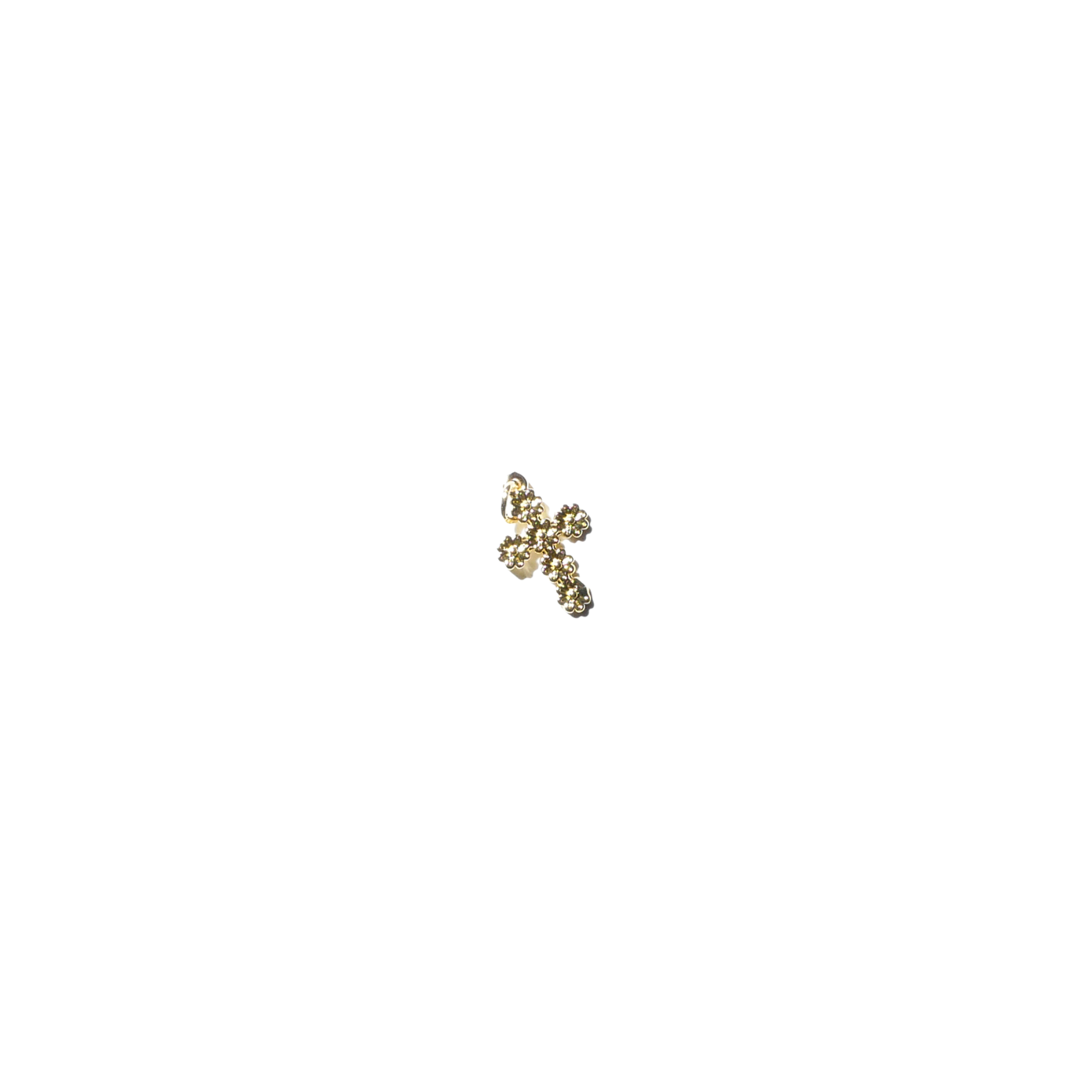 Flour de Foi Cross Charm