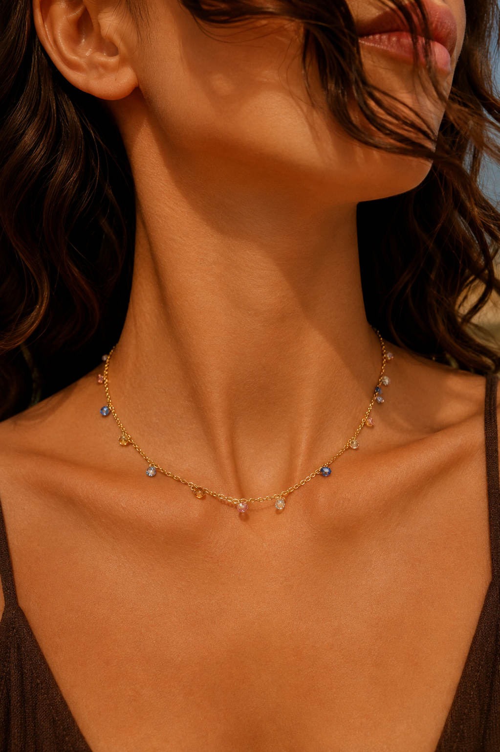 Solène Gems Necklace Chain