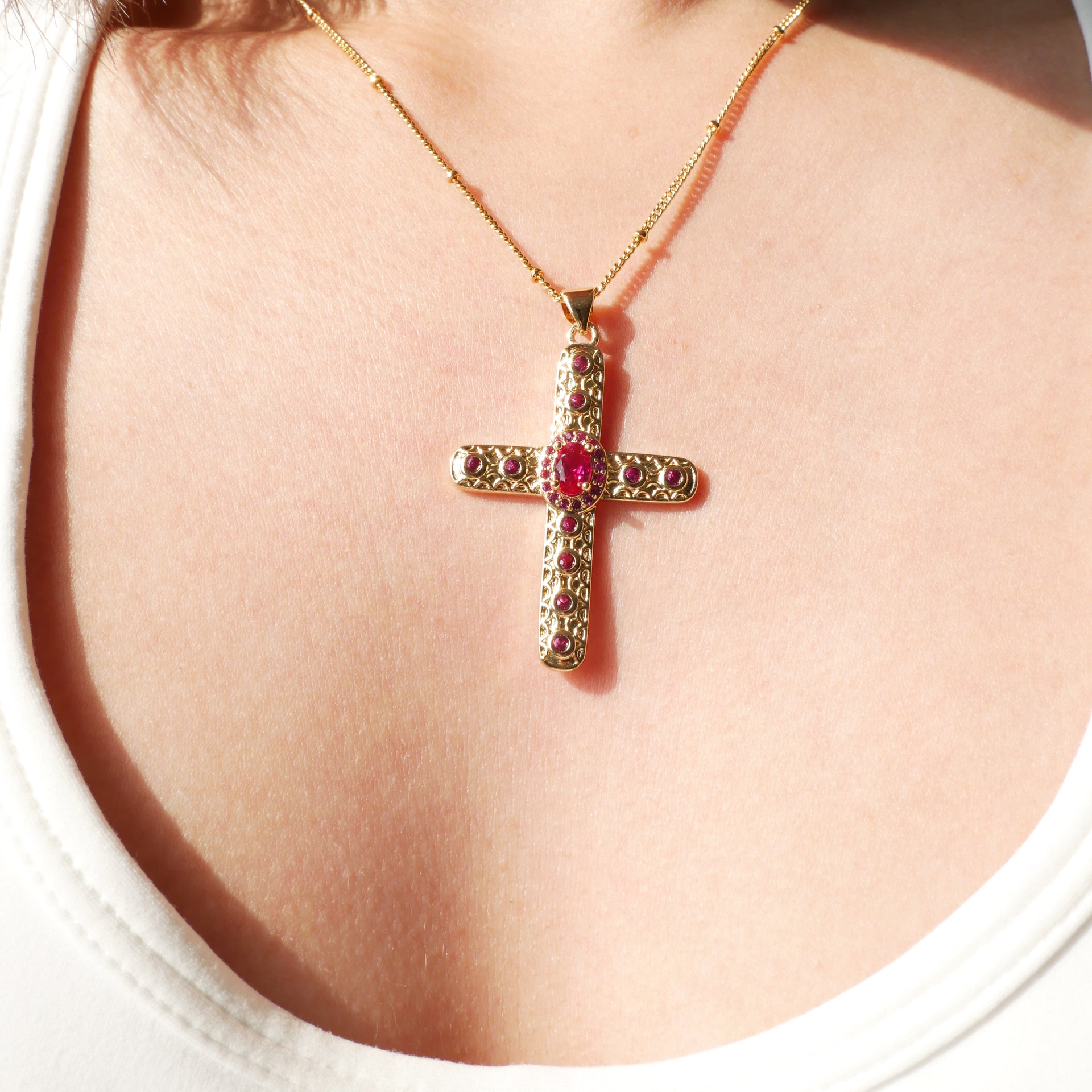 Alessandra Cross Pendant